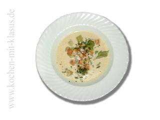 Selleriesuppe mit Stilton
