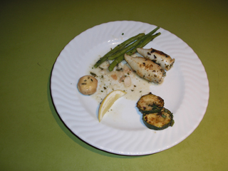 Calamari riepieni - gefüllte Tintenfische