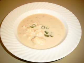 Blumenkohlsuppe