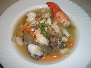Bouillabaisse von Nordsee-Fischen