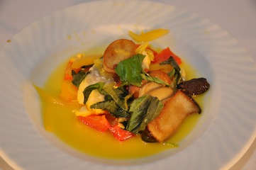 Rotbarsch mit Steinpilzen 