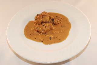 Kalbsgulasch mit Apfel und Bier