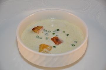 Potage Parmentier Lauch-Kartoffelsuppe