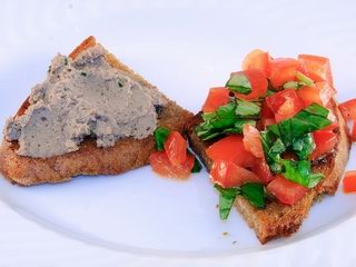 Crostini mit Leber-Pate’