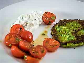 Zucchini-Reibeküchlein